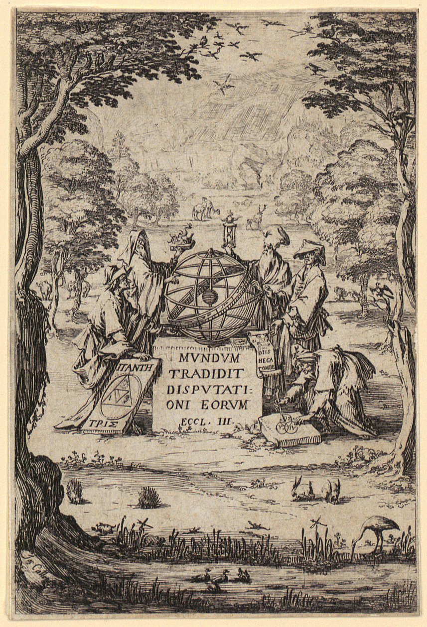 Frontispice de « Sacra Cosmologia » - Jacques Callot