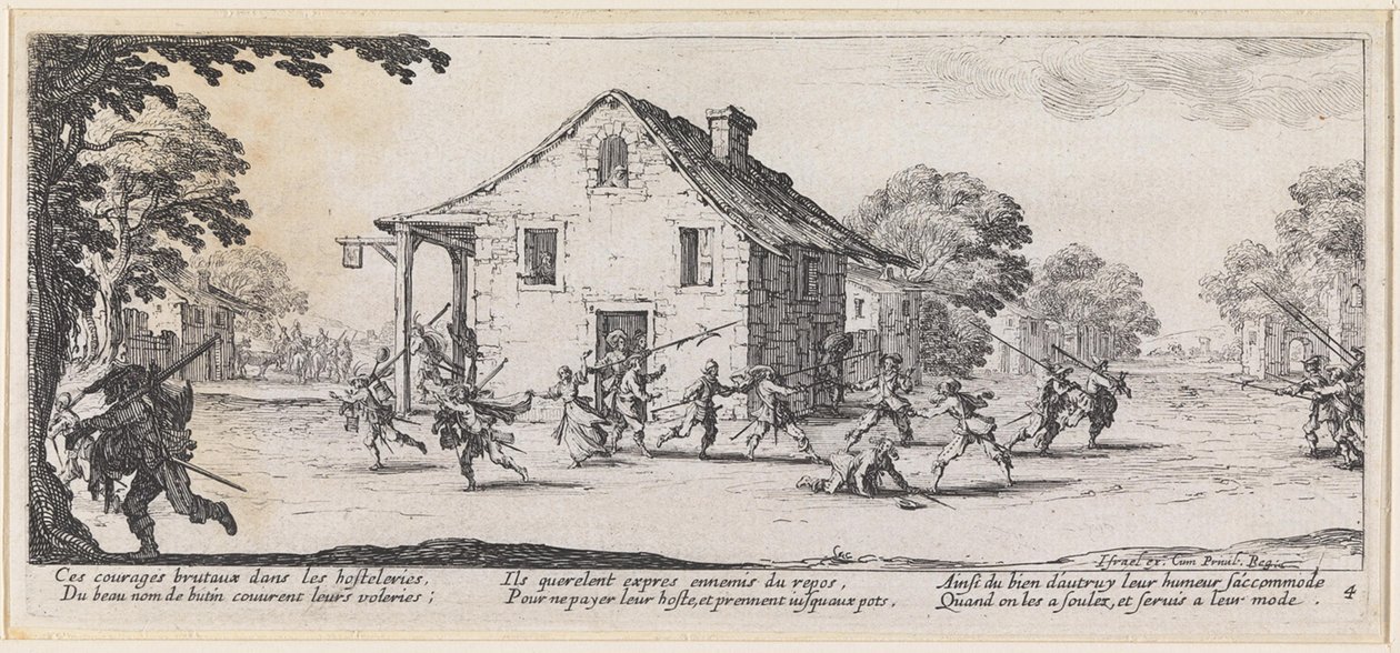 La lutte pour un logement - Jacques Callot