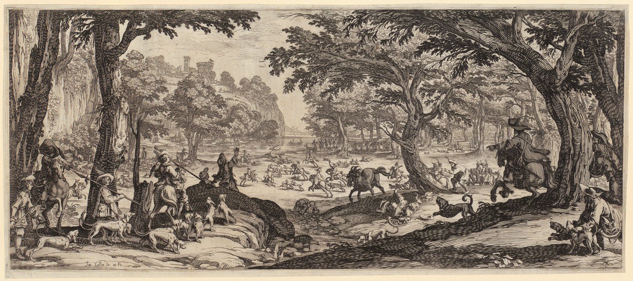 La grande chasse - Jacques Callot