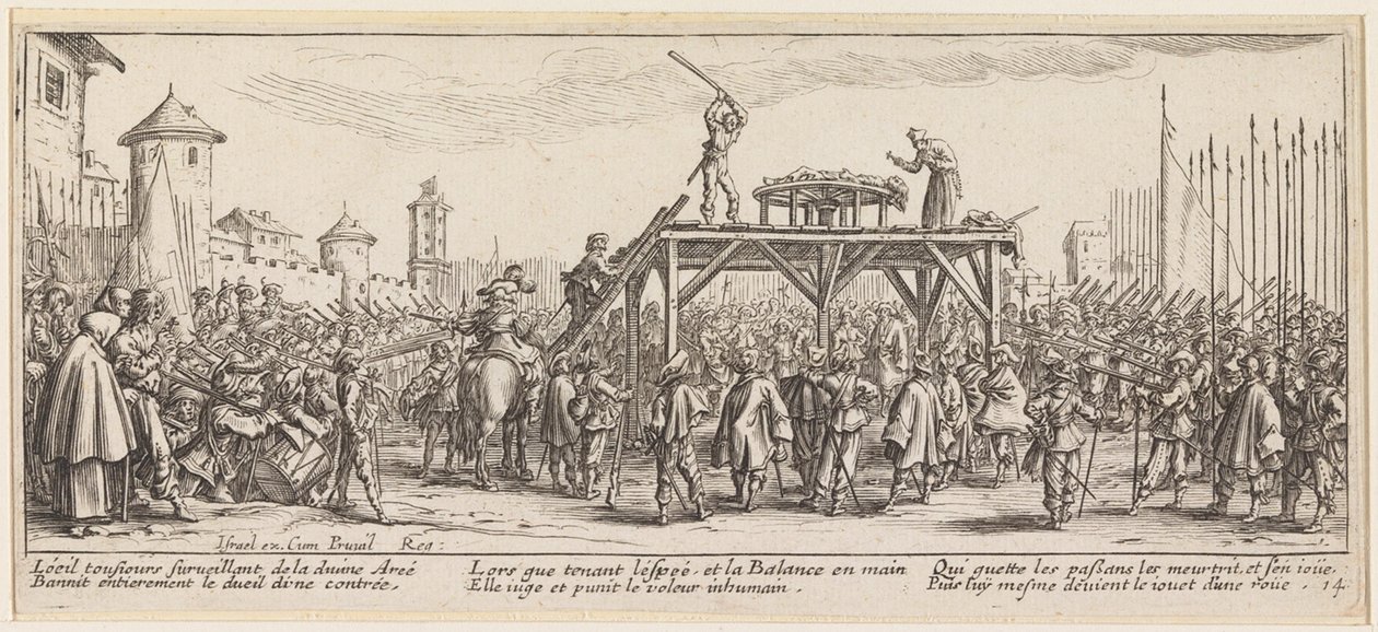 La course de roues - Jacques Callot
