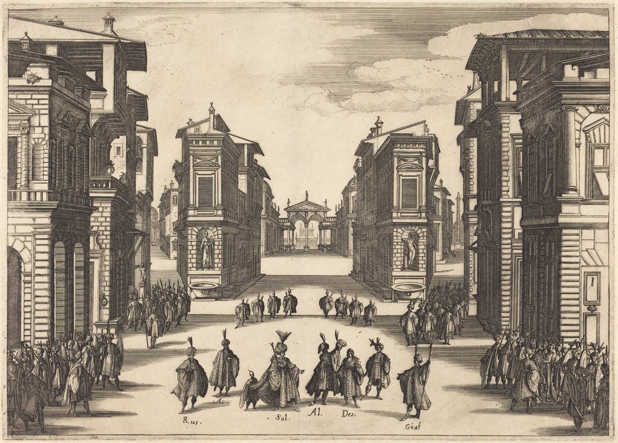 Il Solimano, acte IV - Jacques Callot