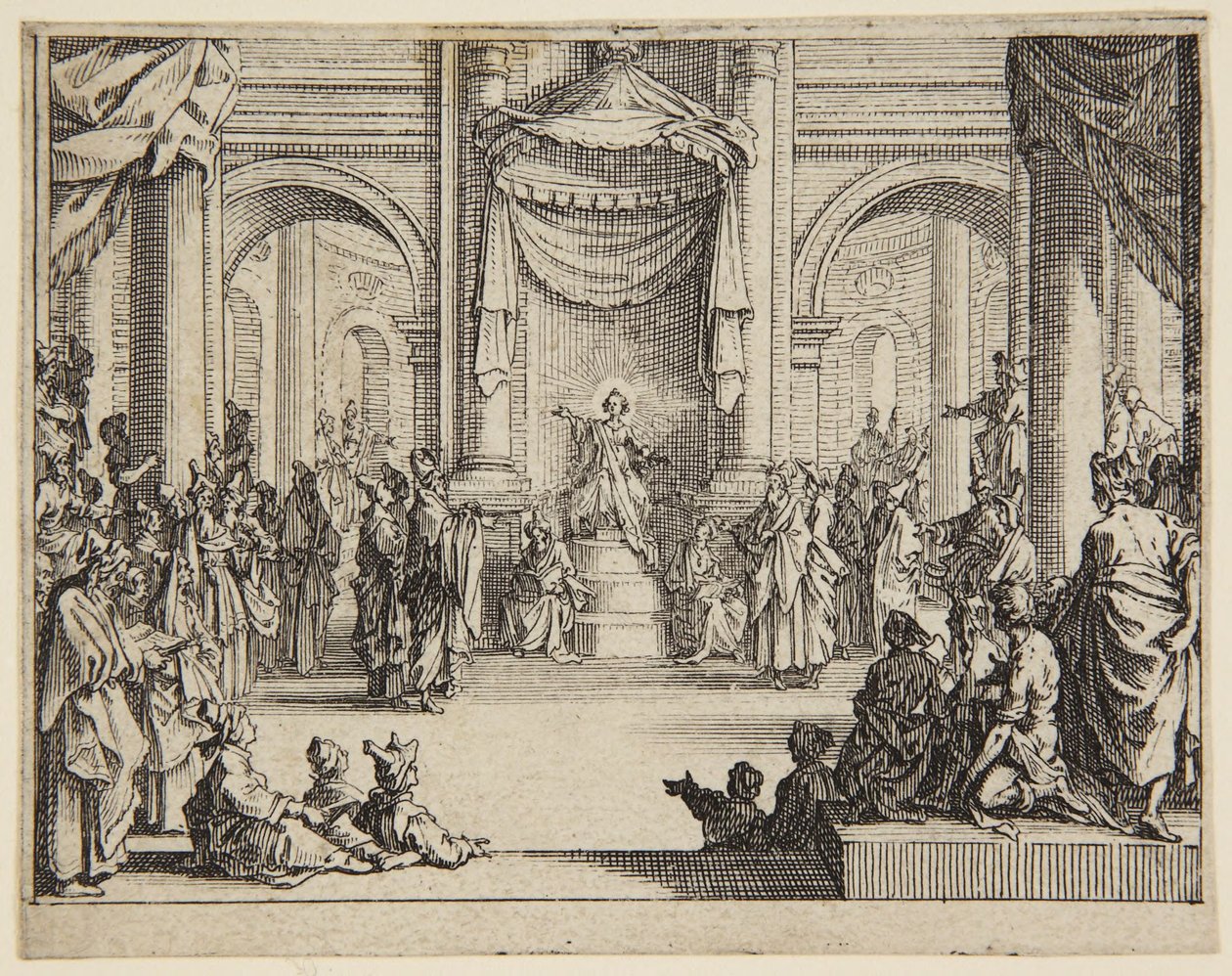 Jésus enfant parmi les docteurs de la Loi - Jacques Callot