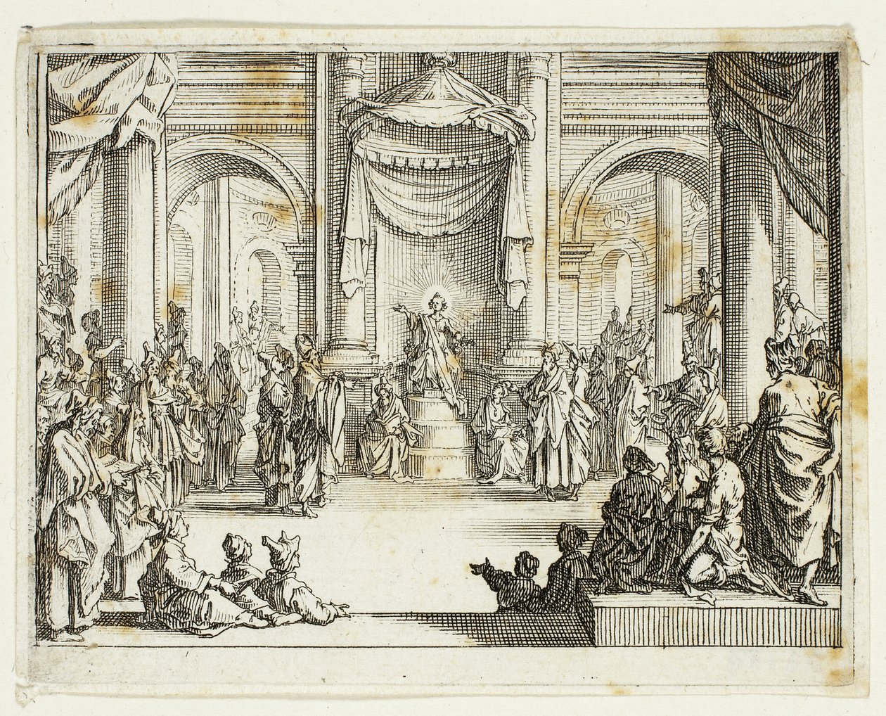 Jésus parmi les docteurs, du Nouveau Testament - Jacques Callot