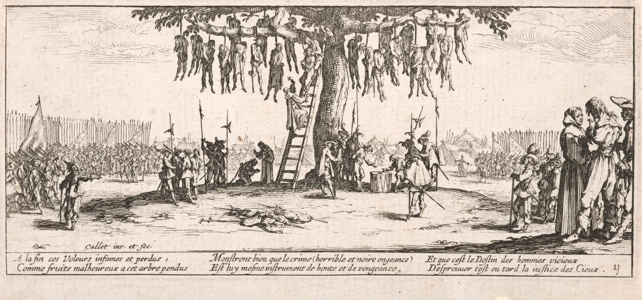 Le Pendaison (The Hanging) - Jacques Callot