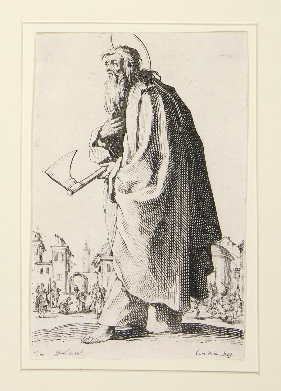 Les Grands Apôtres Debout, Représentant le Sauveur, la Bienheureuse et les Saints Apôtres Marie - Jacques Callot