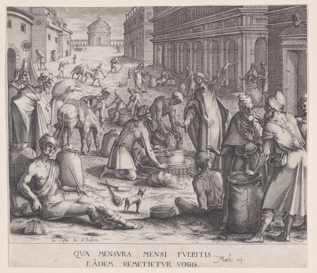 Les mesureurs de grains - Jacques Callot