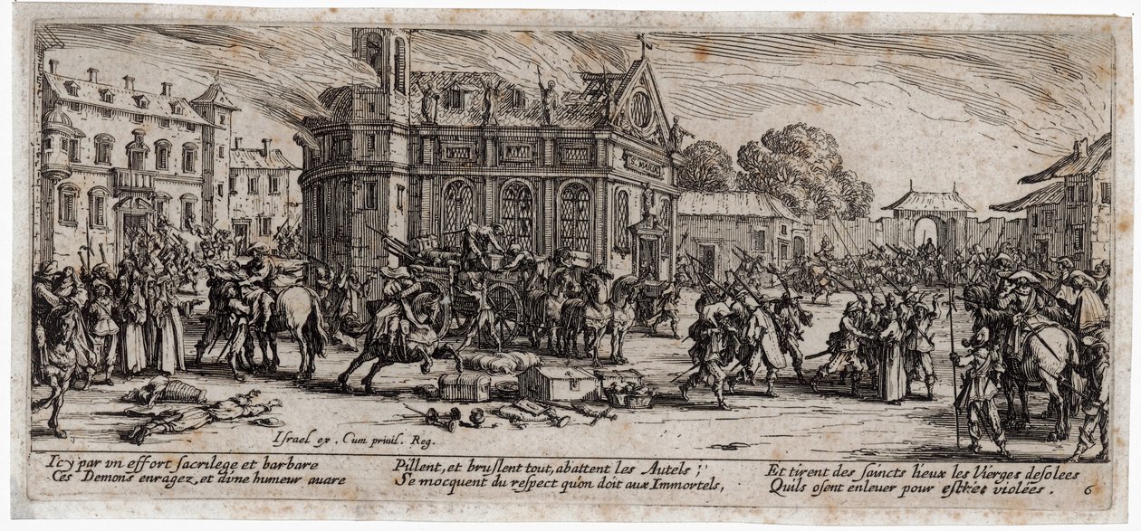 Les Miseres et les Malheurs de la Guerre … (engraving) - Jacques Callot