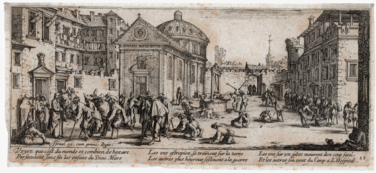 Les Miseres et les Malheurs de la Guerre … (engraving) - Jacques Callot