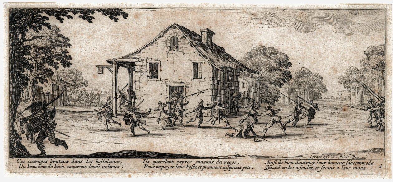 Les Miseres et les Malheurs de la Guerre … (engraving) - Jacques Callot