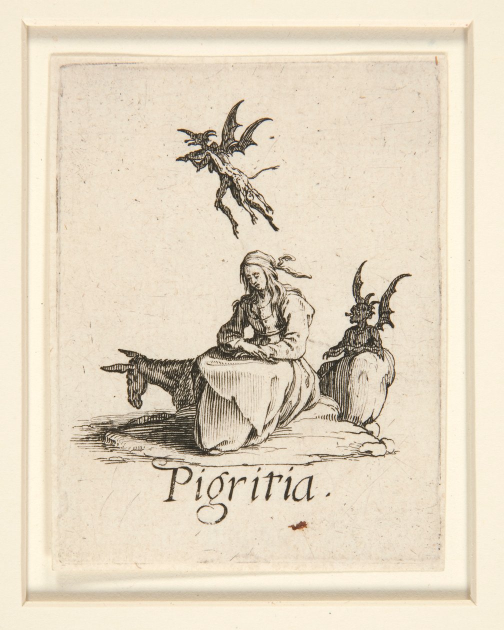 Les Péchés Capitaux : La Paresse - Jacques Callot