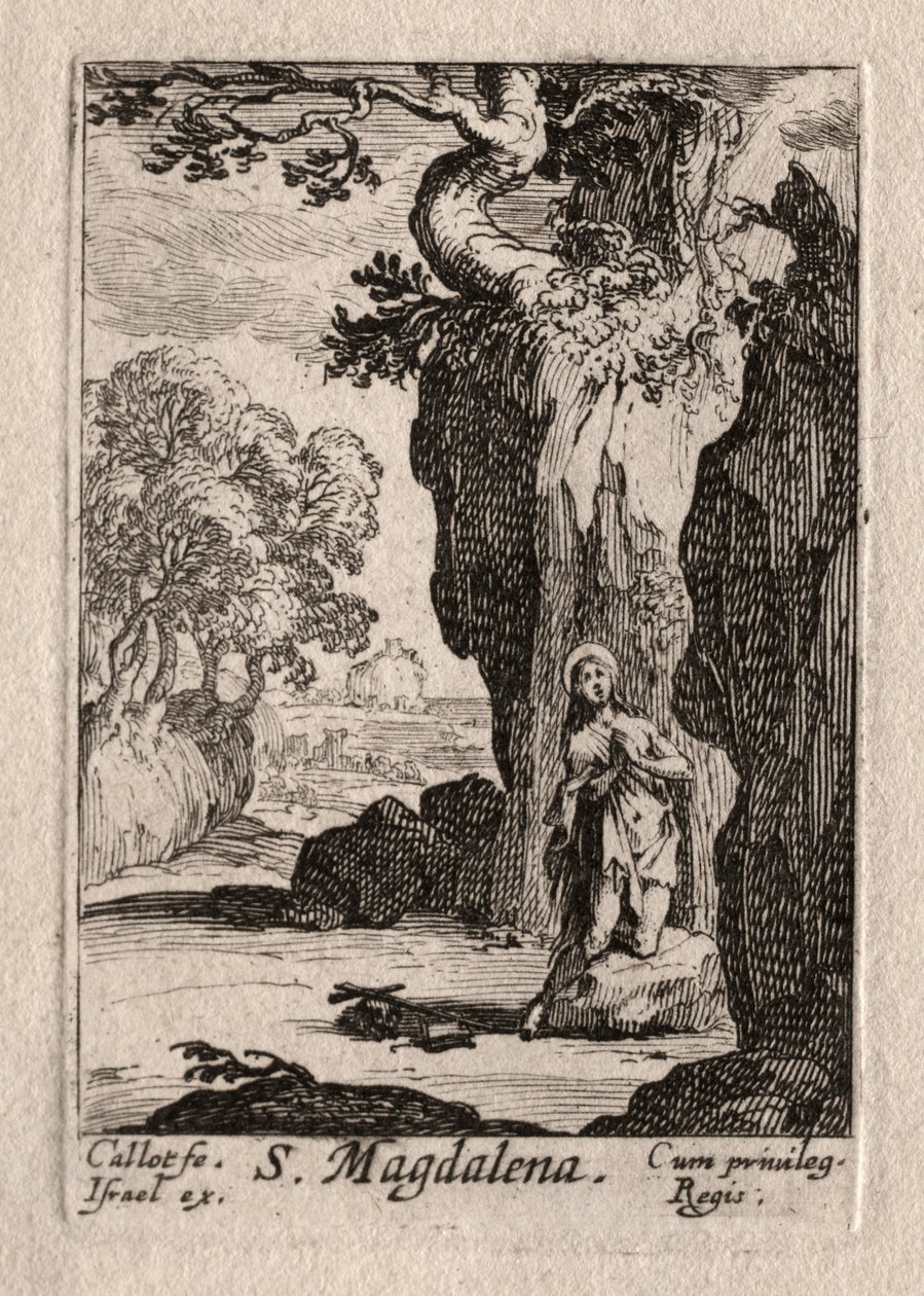 Les Pénitents : Sainte Madeleine repentante - Jacques Callot