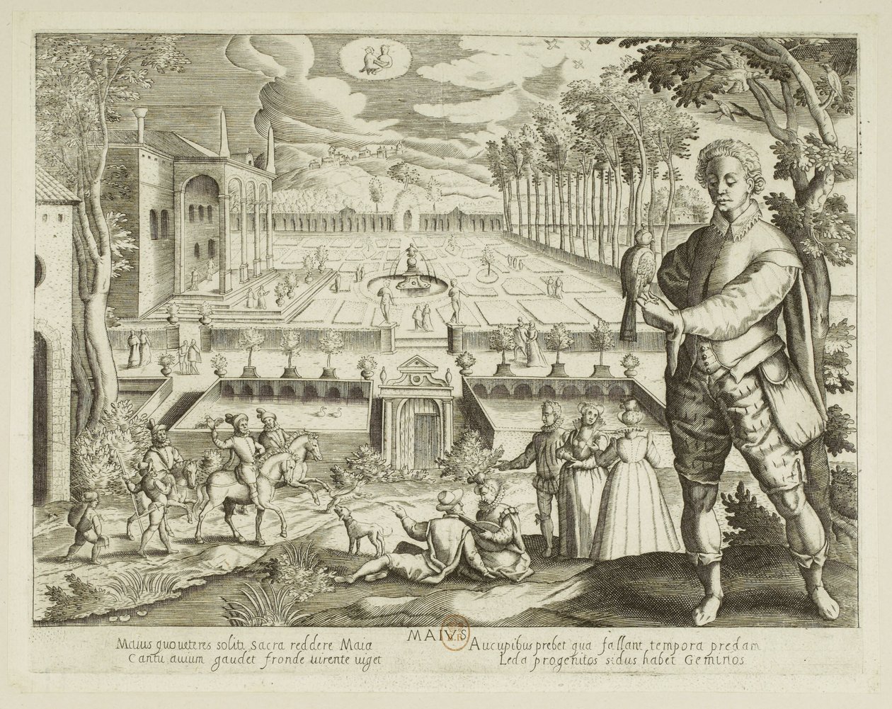 Les mois. 5, mai - Jacques Callot