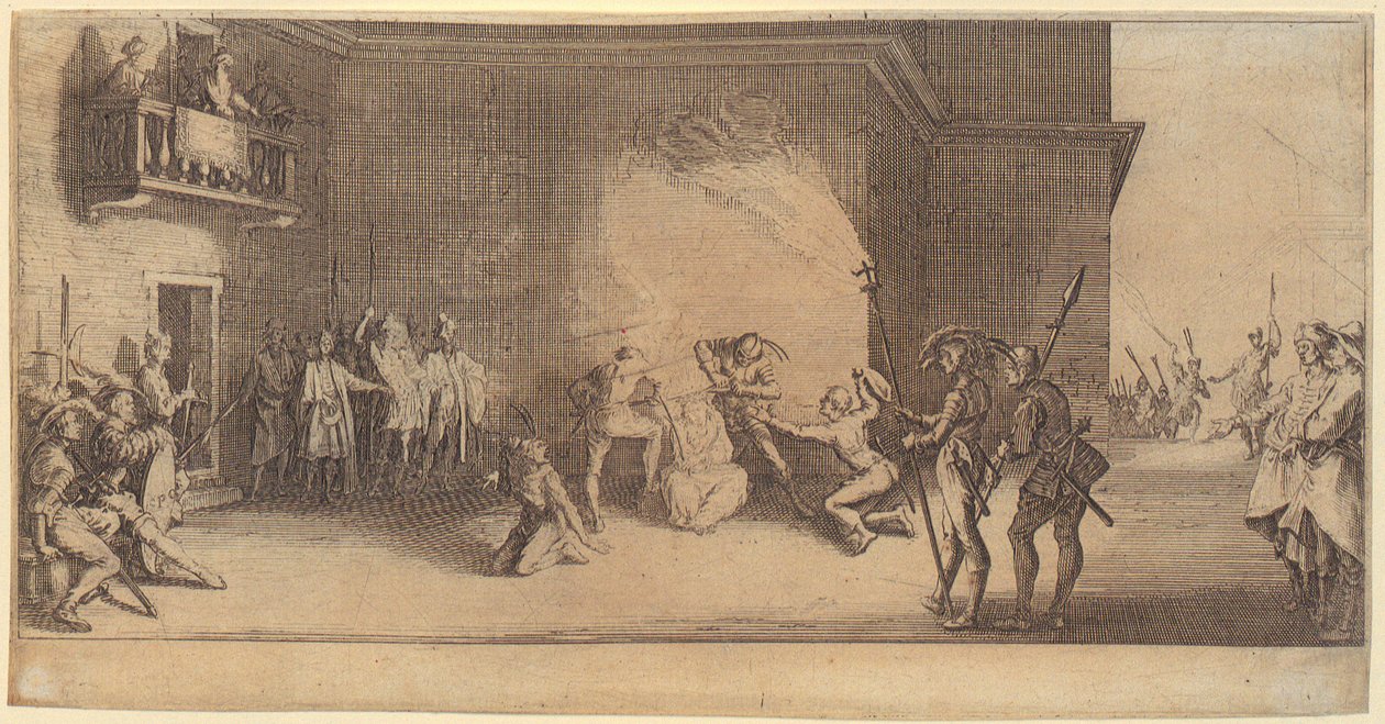 La Cène, feuille n° 2 de la série « La Grande Passion » - Jacques Callot