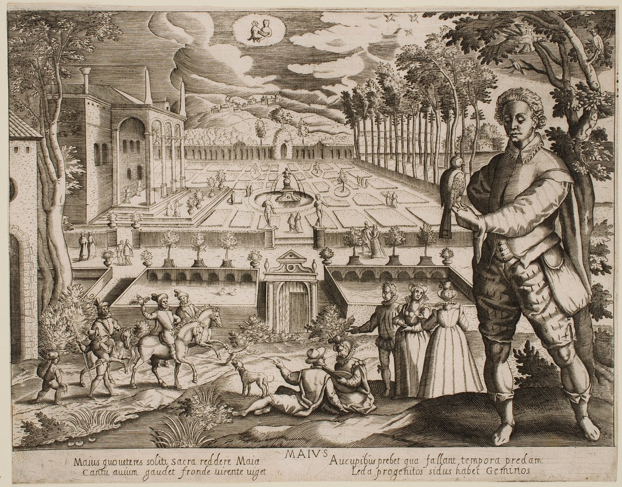 Mai, de la série « Les mois » - Jacques Callot