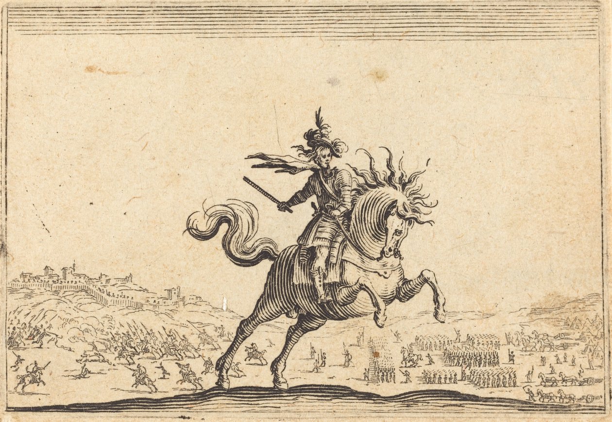 Commandant militaire à cheval - Jacques Callot