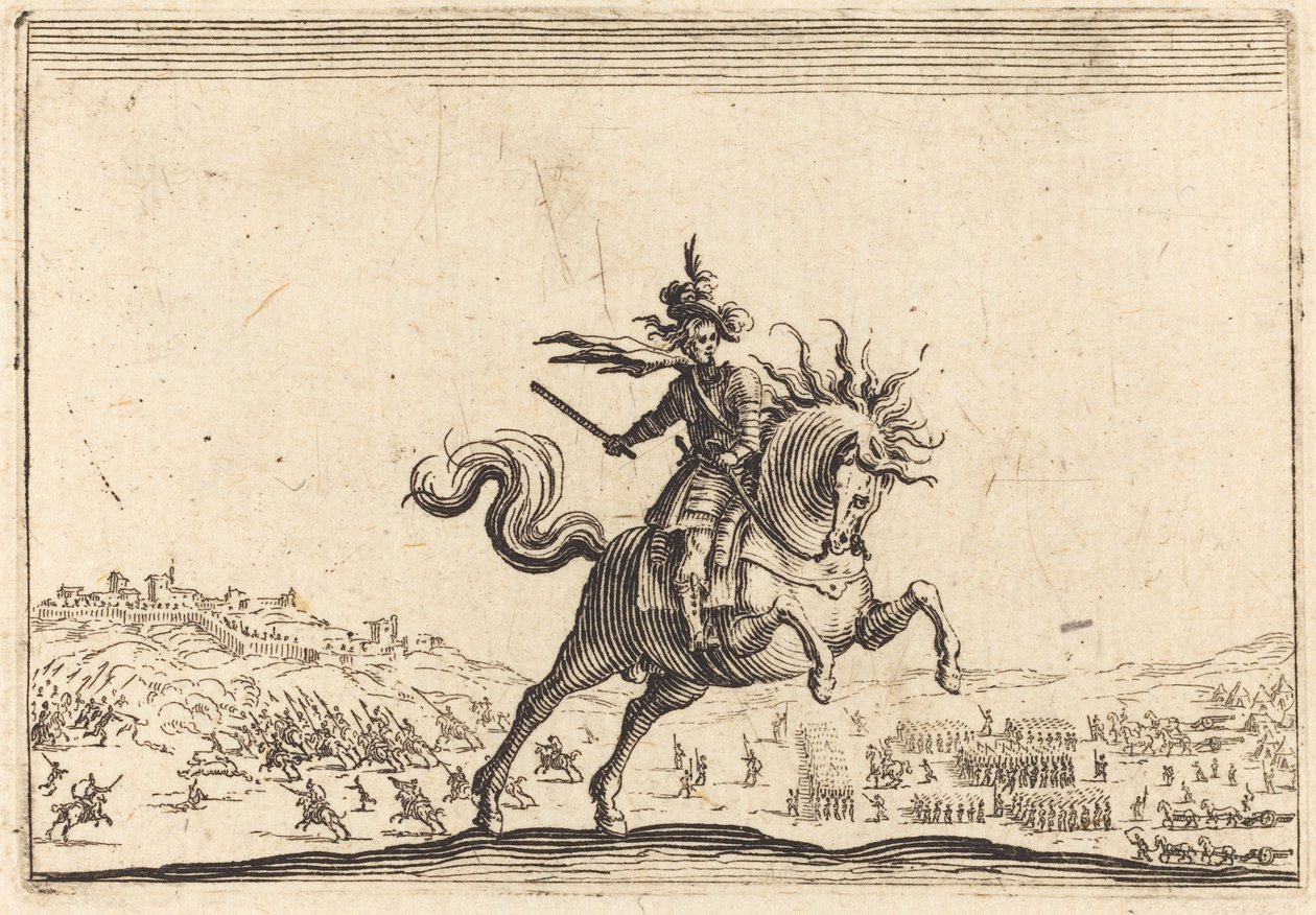 Commandant militaire à cheval - Jacques Callot