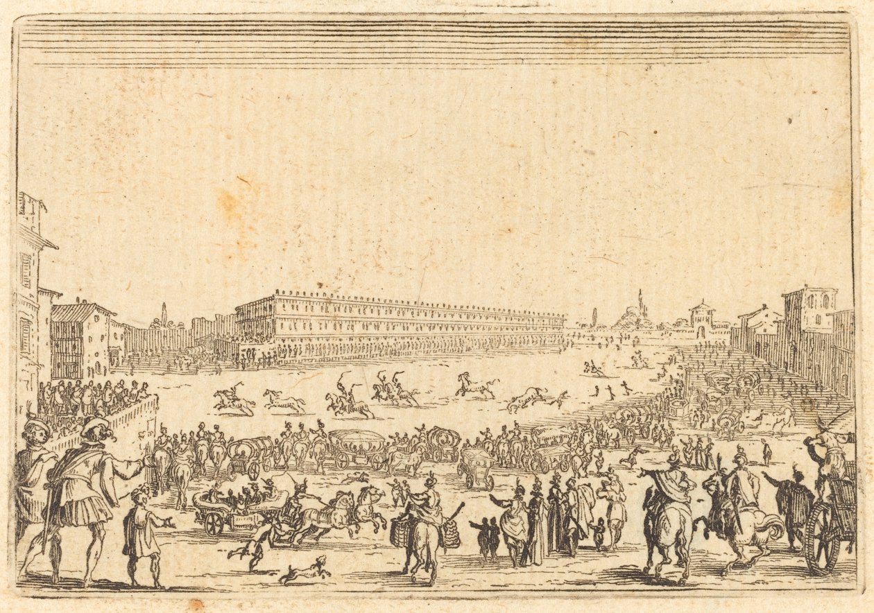 Piazza Presso alla Porta al Prato - Jacques Callot