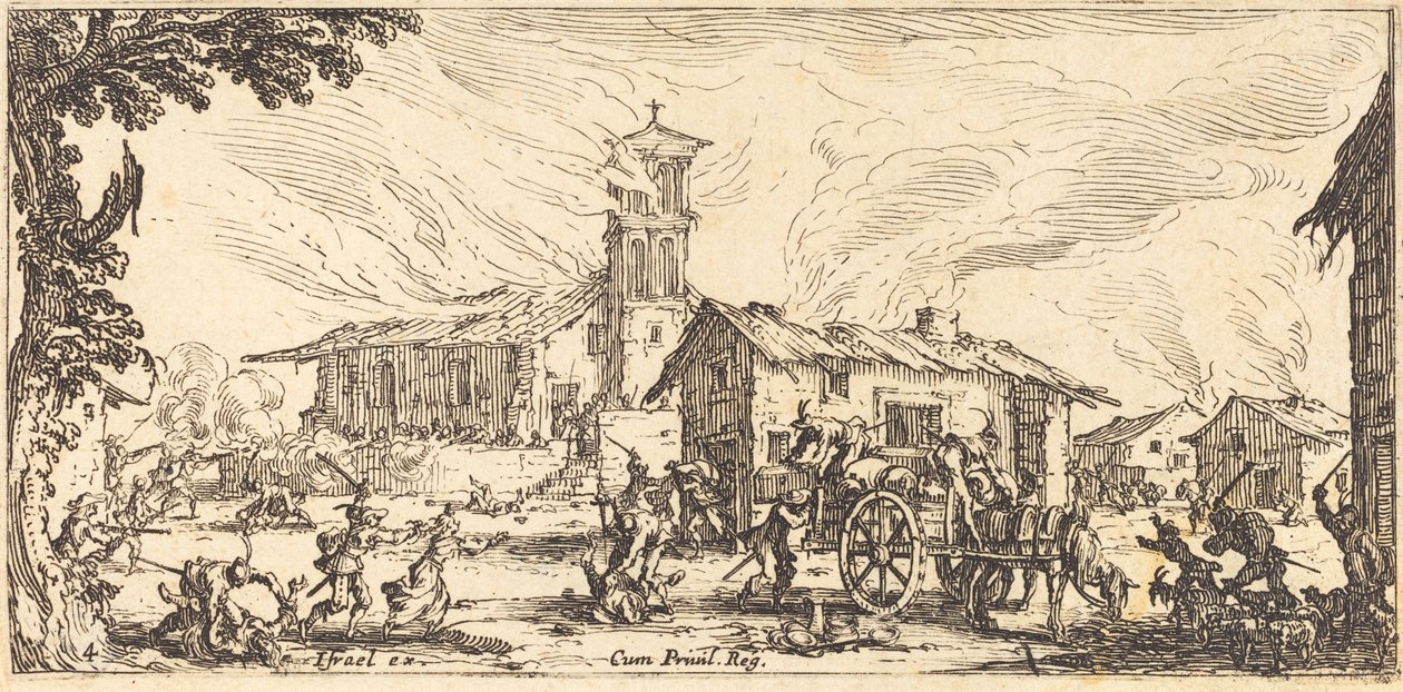 Ravage et incendie d