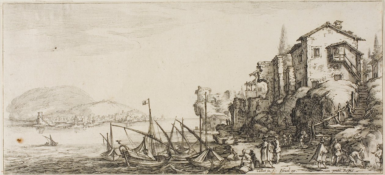 Retour de la chasse, de Diverses Scènes Conçues à Florence - Jacques Callot
