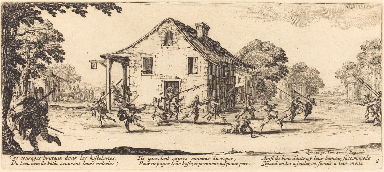Scène de Pillage, 1633 - Jacques Callot
