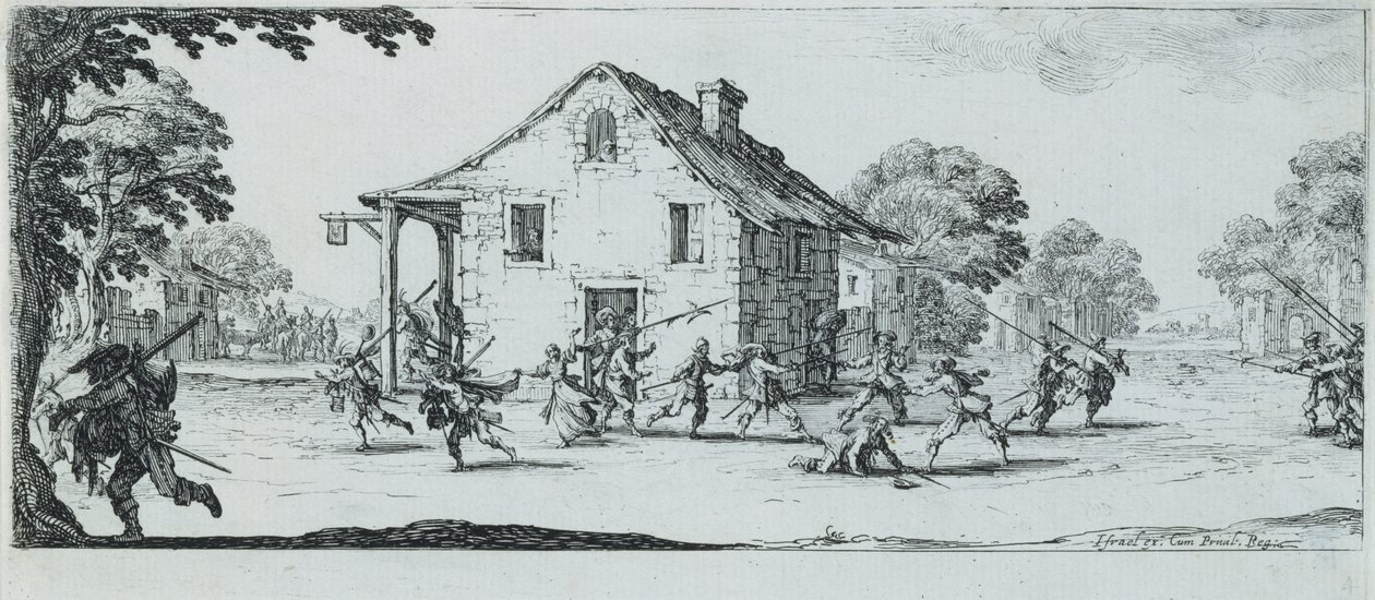 Scène de Pillage, 1633 - Jacques Callot