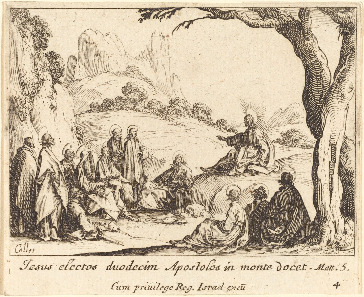 Sermon sur la montagne - Jacques Callot