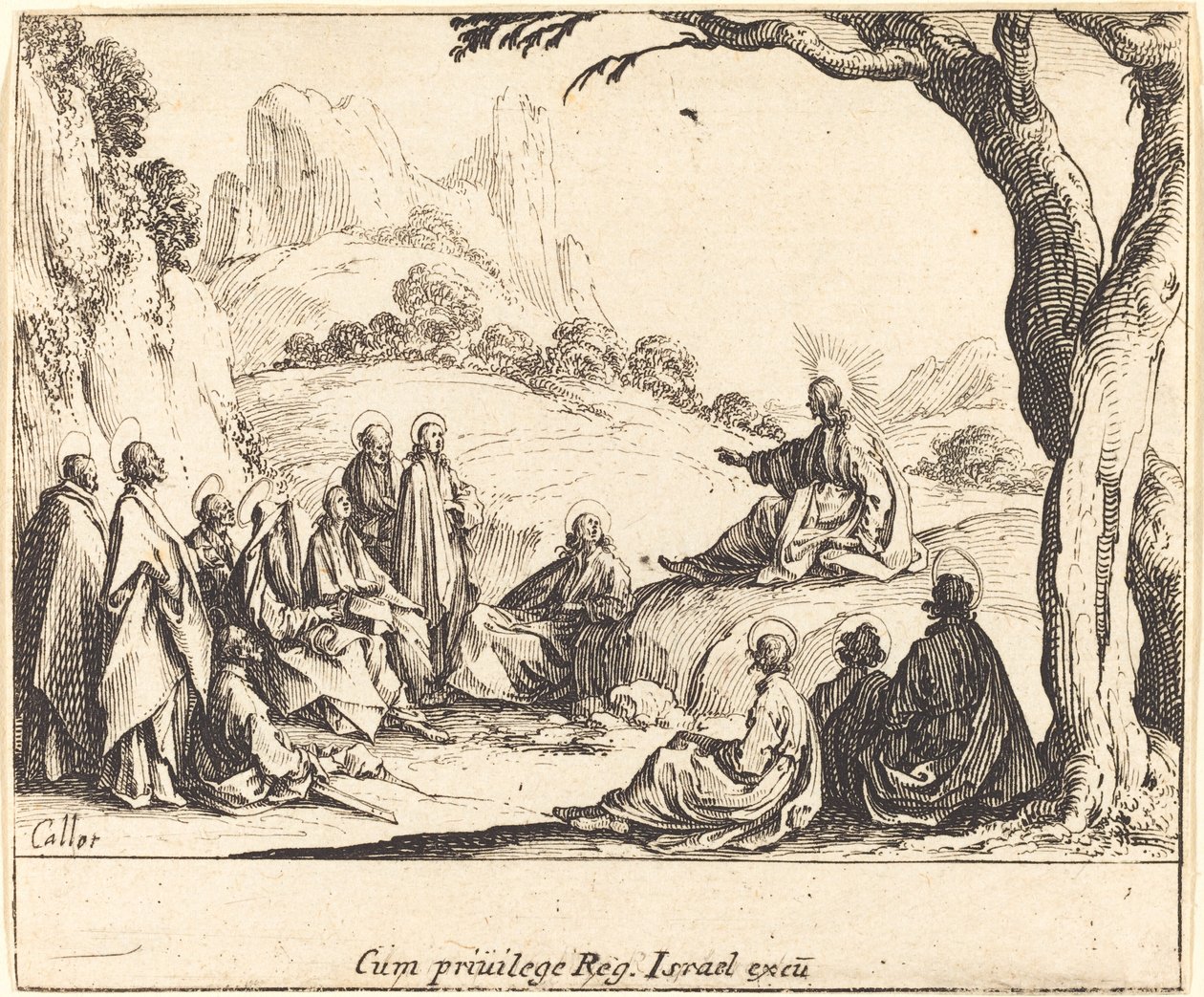 Sermon sur la montagne, 1635 - Jacques Callot