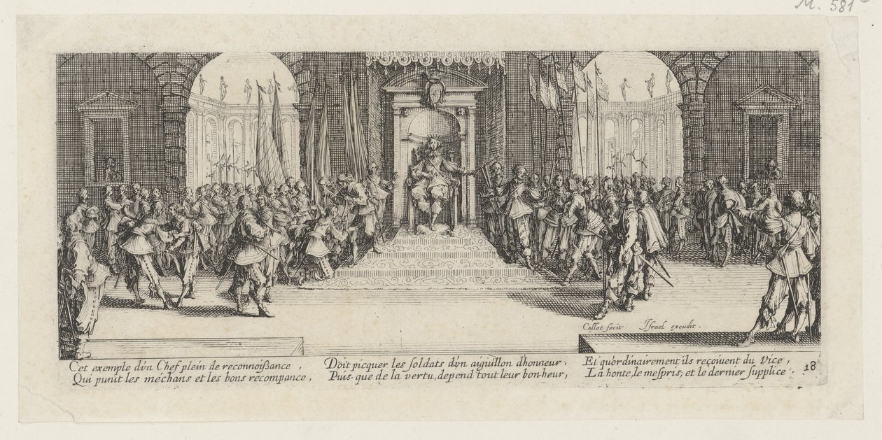 « Soldvergabe », feuille 18 de la série « Les horreurs de la guerre » - Jacques Callot