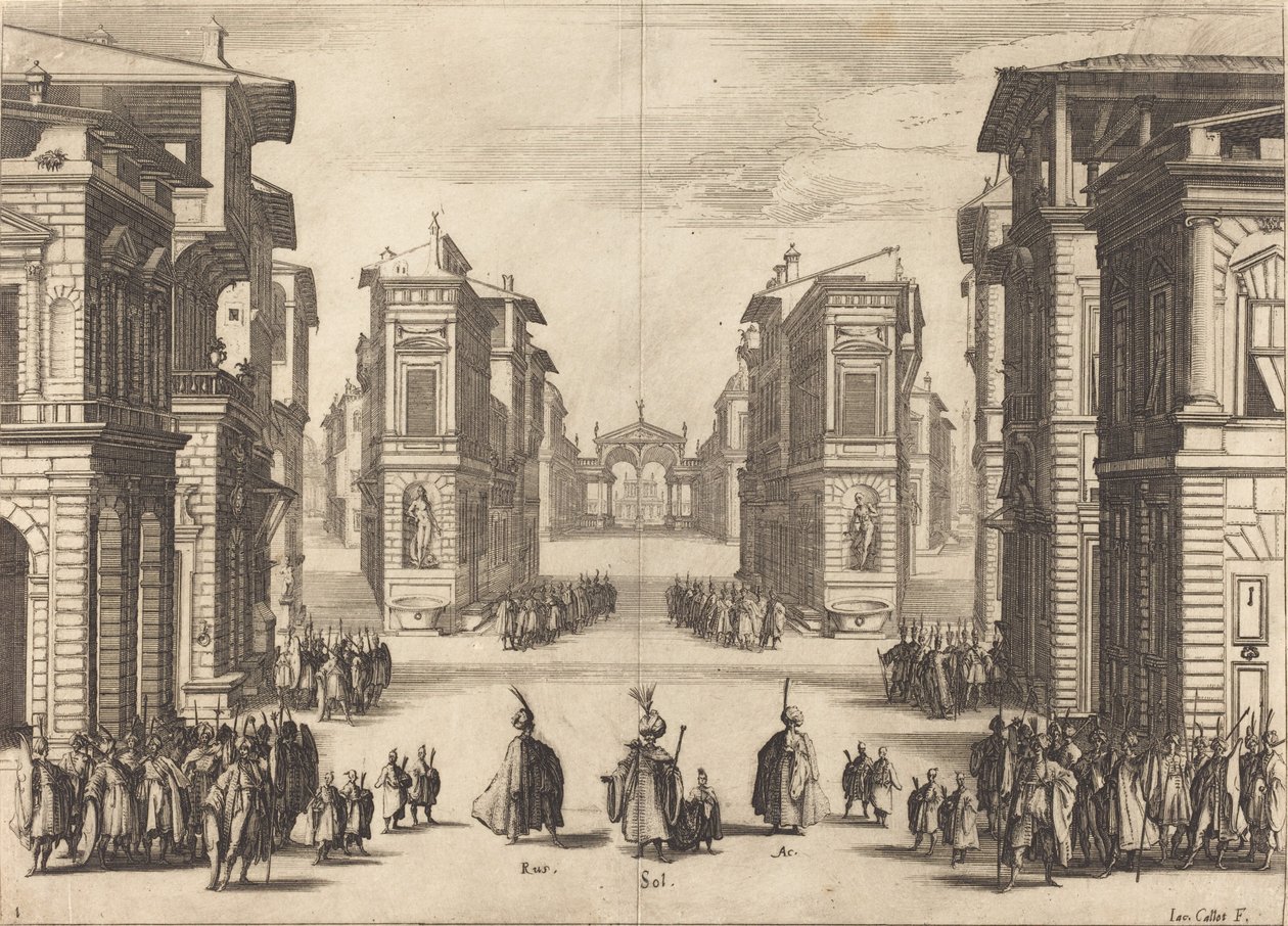 Solimano, Acte I - Jacques Callot