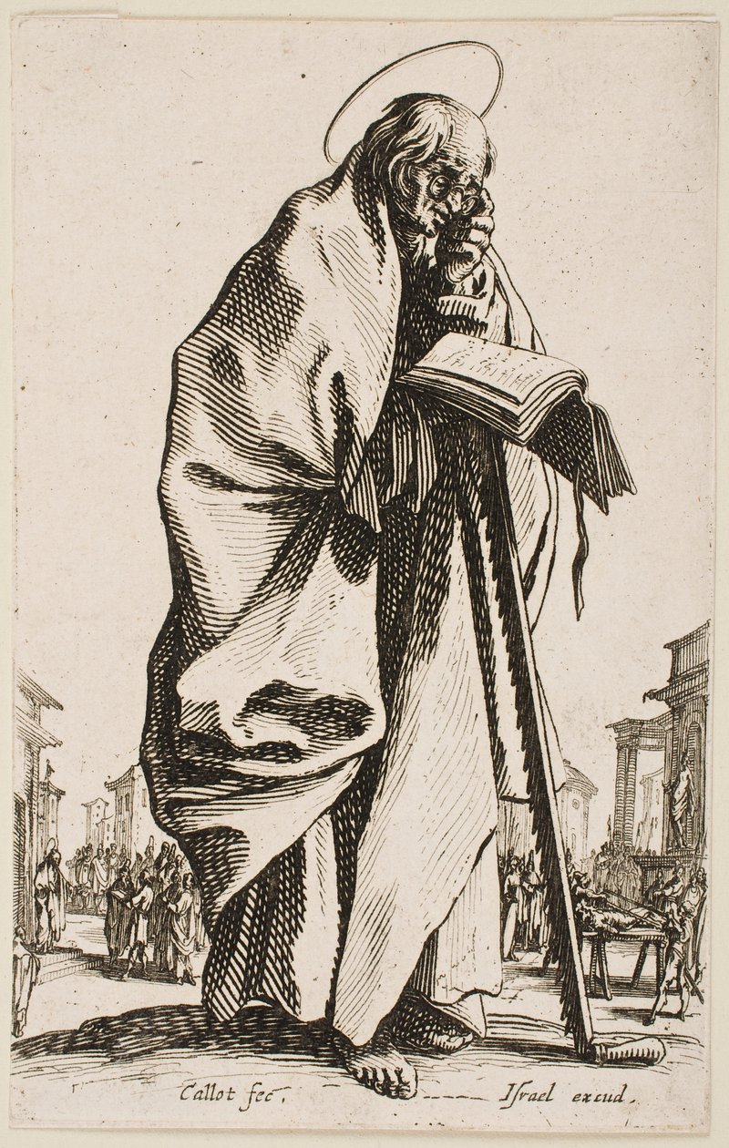 Saint Simon, de la série « Les grands apôtres » - Jacques Callot