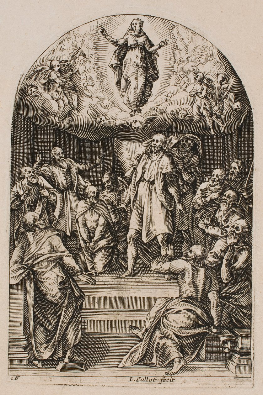 « L’Assomption », tirée de la série « Images de Rome » - Jacques Callot