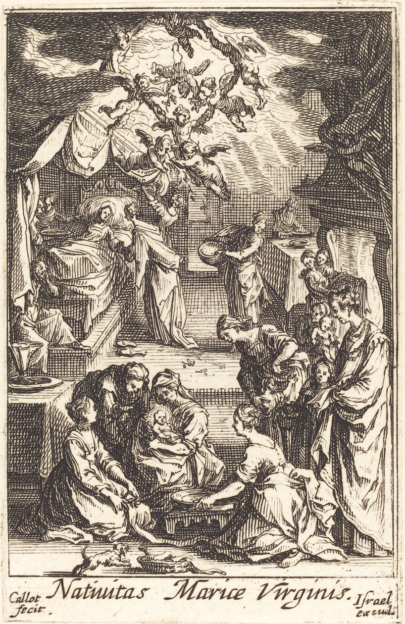 La naissance de la Vierge, vers 1630 - Jacques Callot