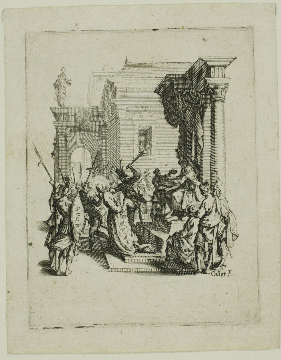 La condamnation à mort, extrait de La petite passion - Jacques Callot