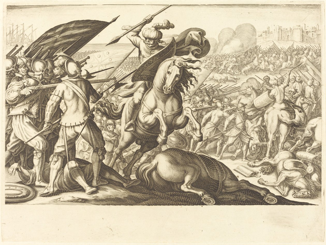 La défaite de la cavalerie turque - Jacques Callot