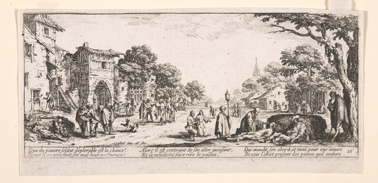 Les mourants au bord de la route - Jacques Callot