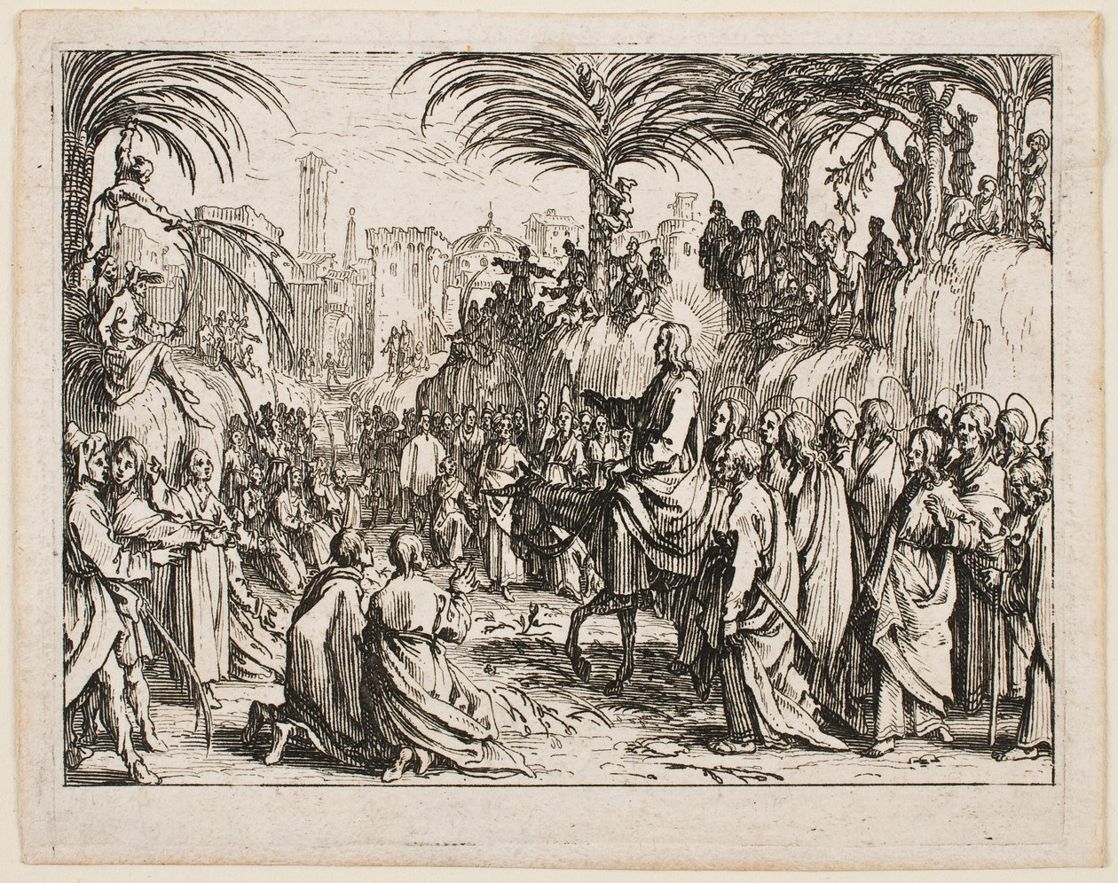 « L’entrée à Jérusalem », tiré de la série « Le Nouveau Testament » - Jacques Callot