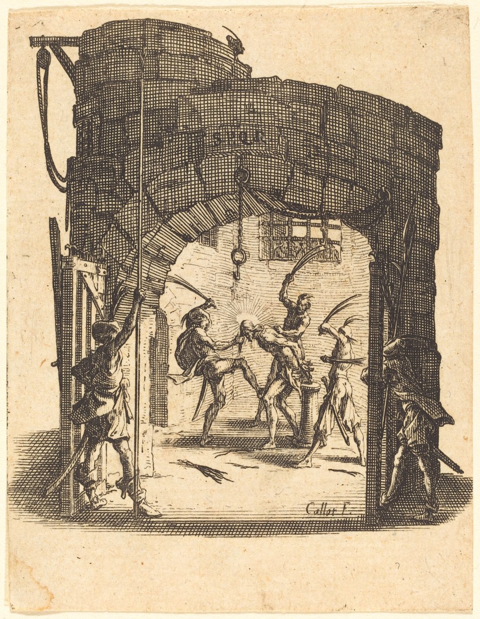 La flagellation - Jacques Callot