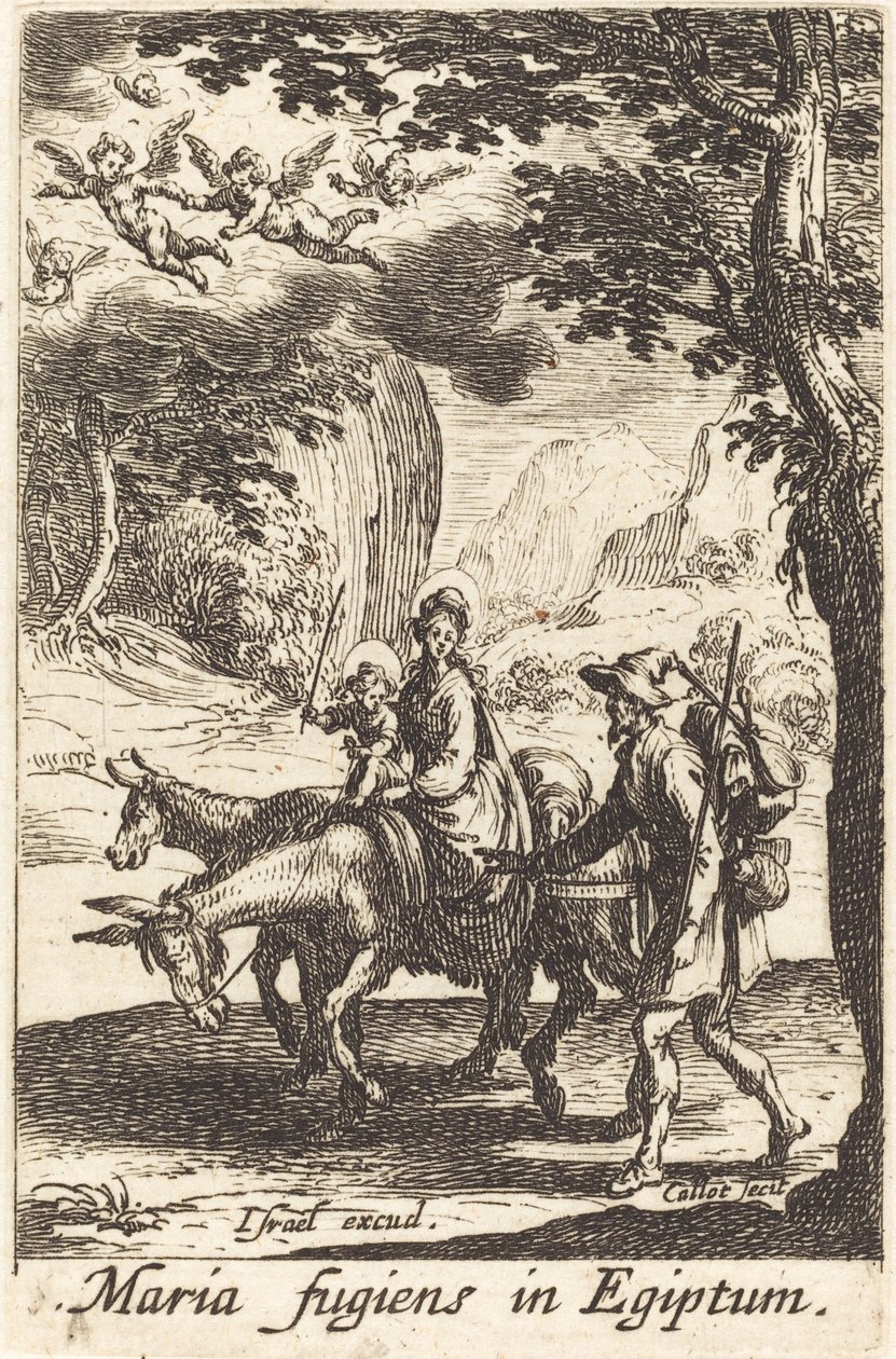 La fuite en Égypte - Jacques Callot