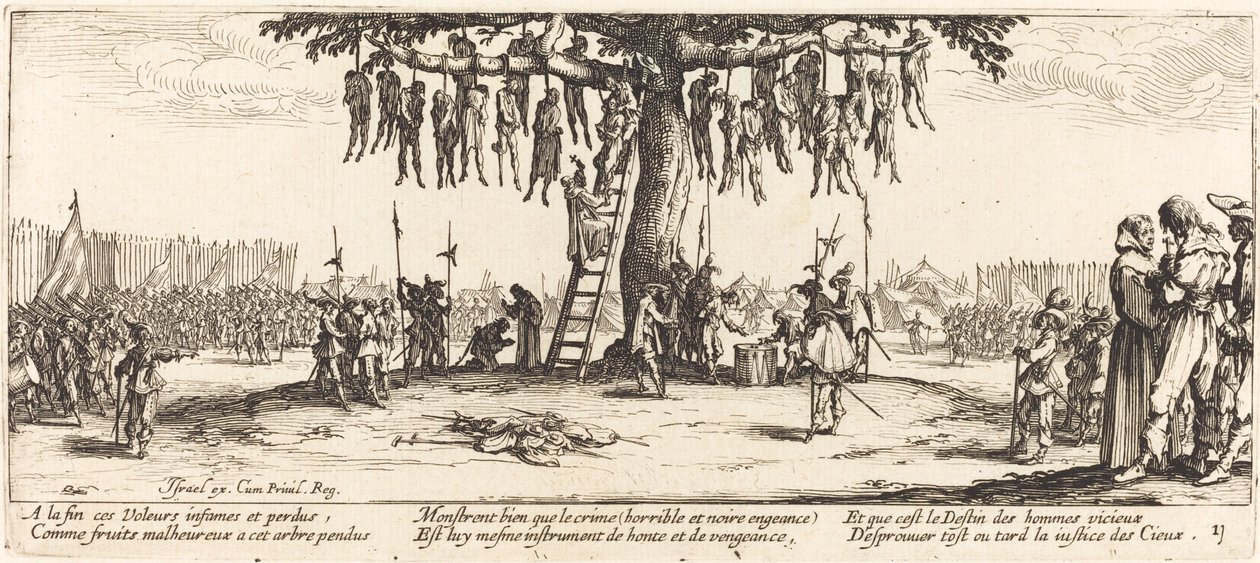 La Pendaison, vers 1633 - Jacques Callot