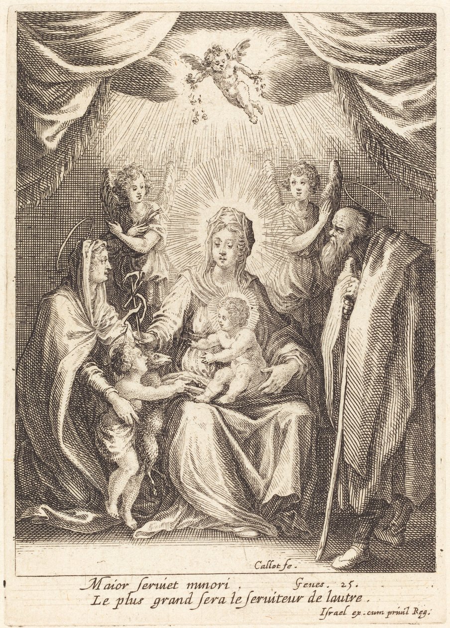Les hommages du petit Saint Jean | Jacques Callot