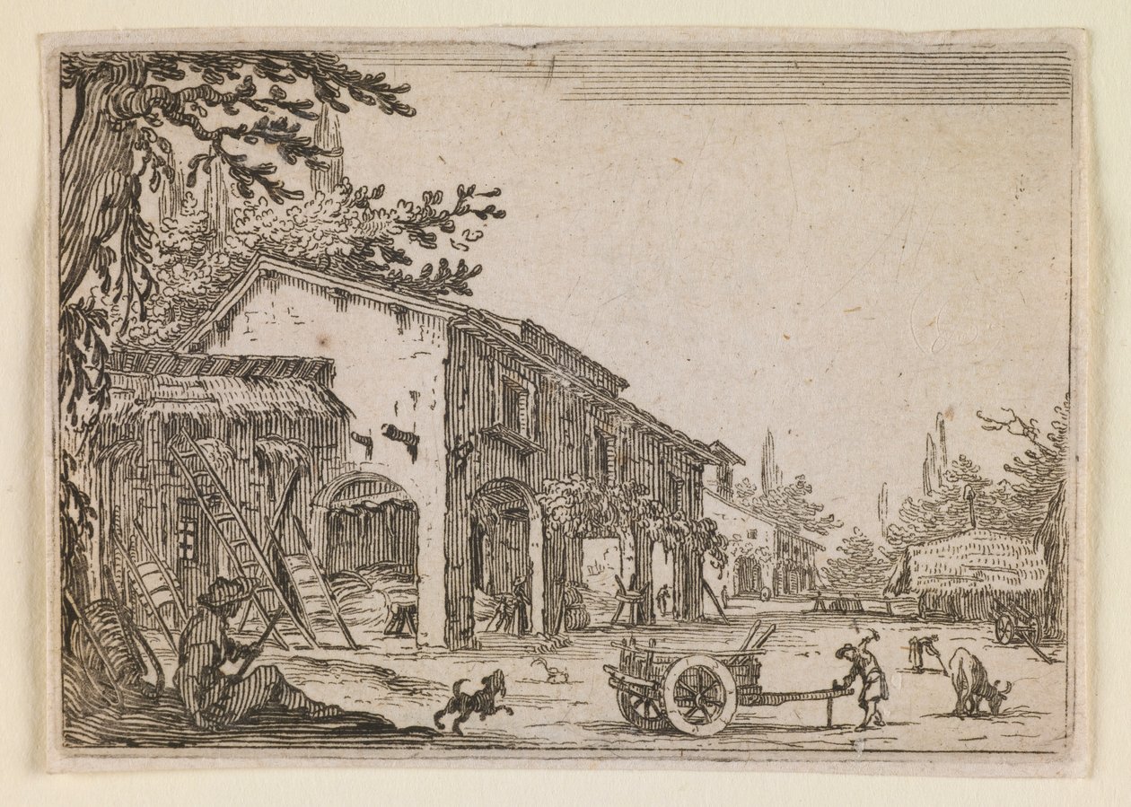 La ferme, extrait des « Caprices » (édition de Nancy) - Jacques Callot