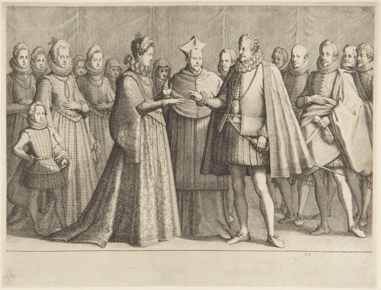 Le mariage de Ferdinand Ier - Jacques Callot