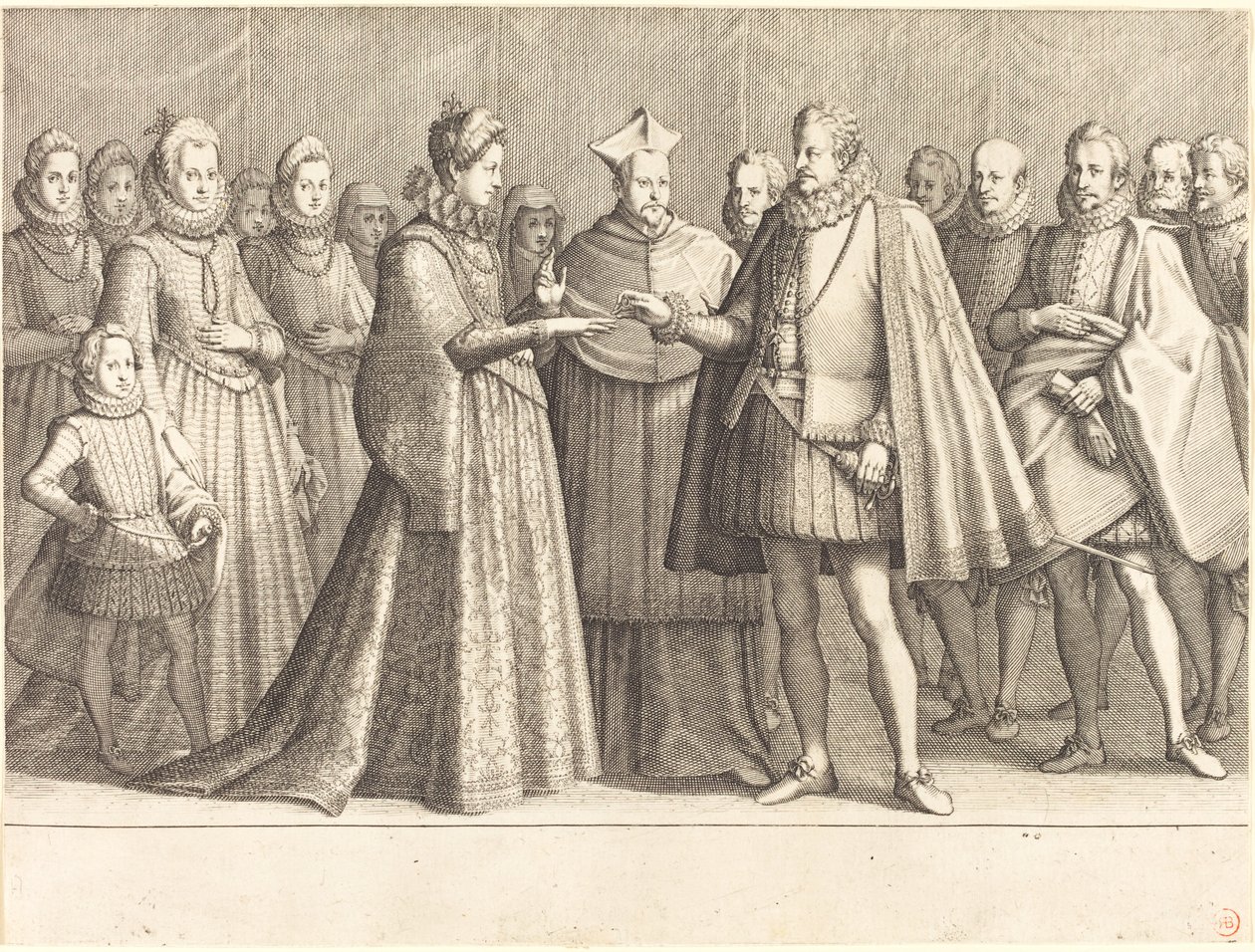 Le mariage de Ferdinando et Christine de Lorraine - Jacques Callot
