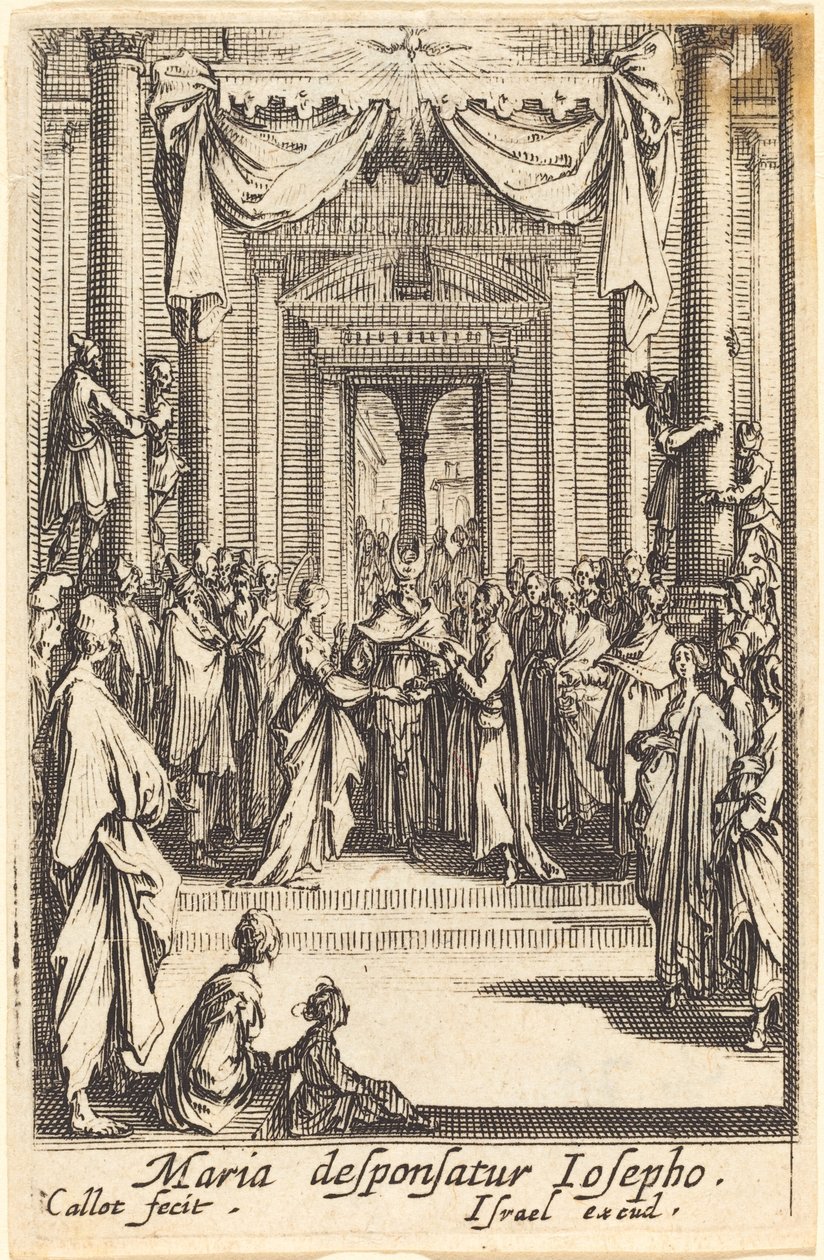 Le mariage de la Vierge, en ou après 1630 - Jacques Callot