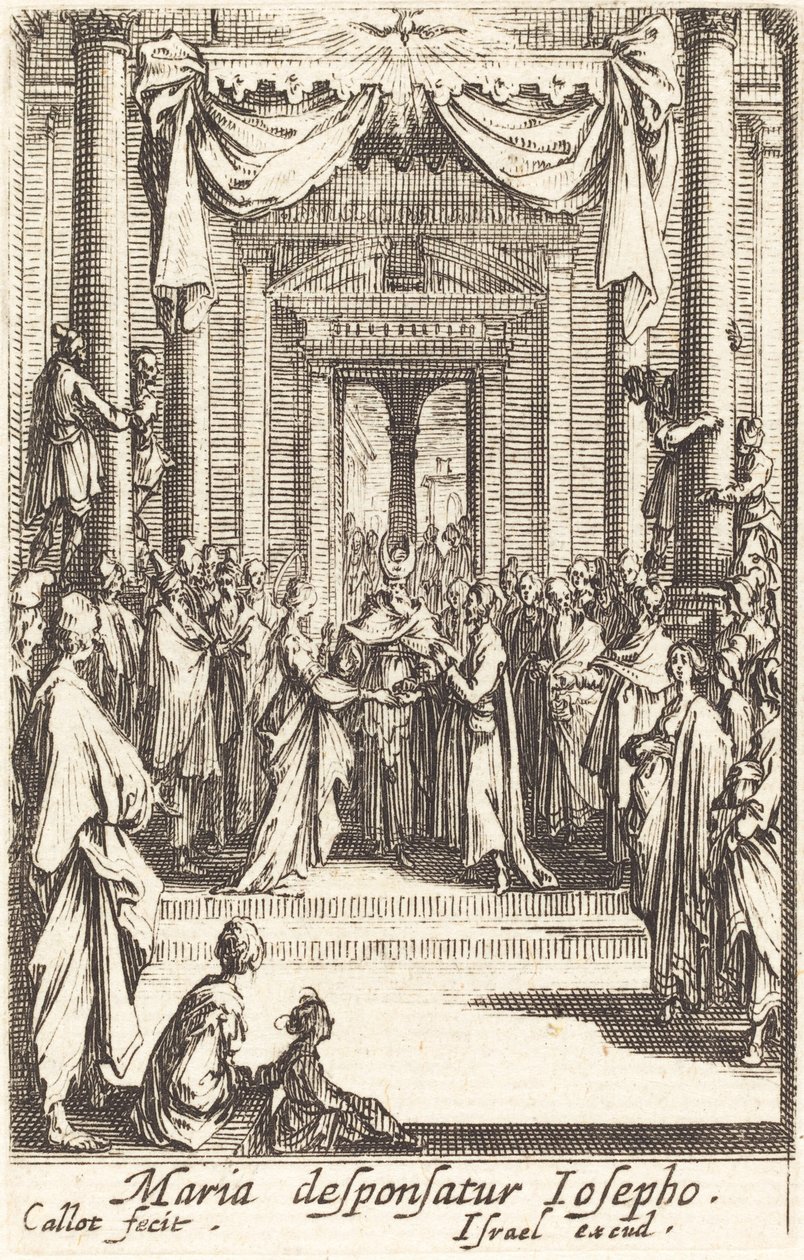 Le Mariage de la Vierge, vers 1630 - Jacques Callot