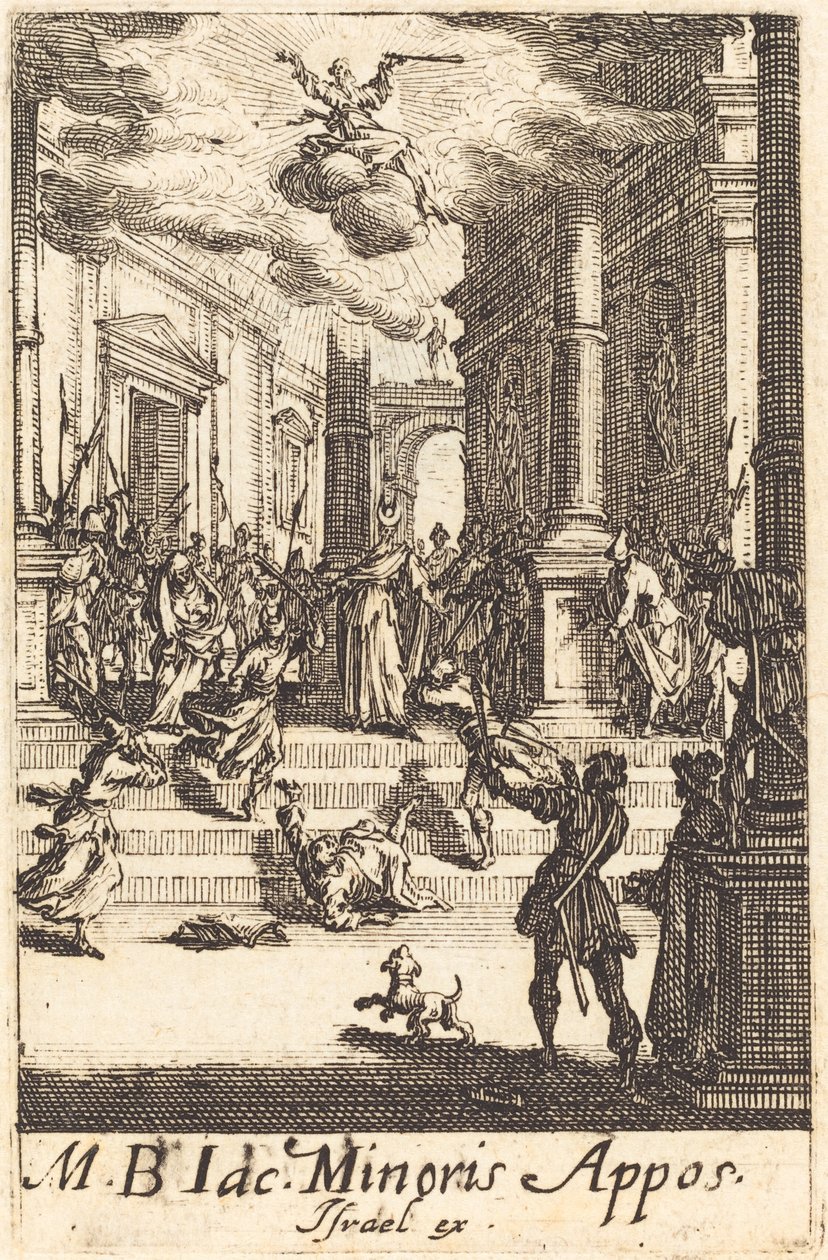 Le martyre de Saint Jacques le Mineur, vers 1634-1635 - Jacques Callot