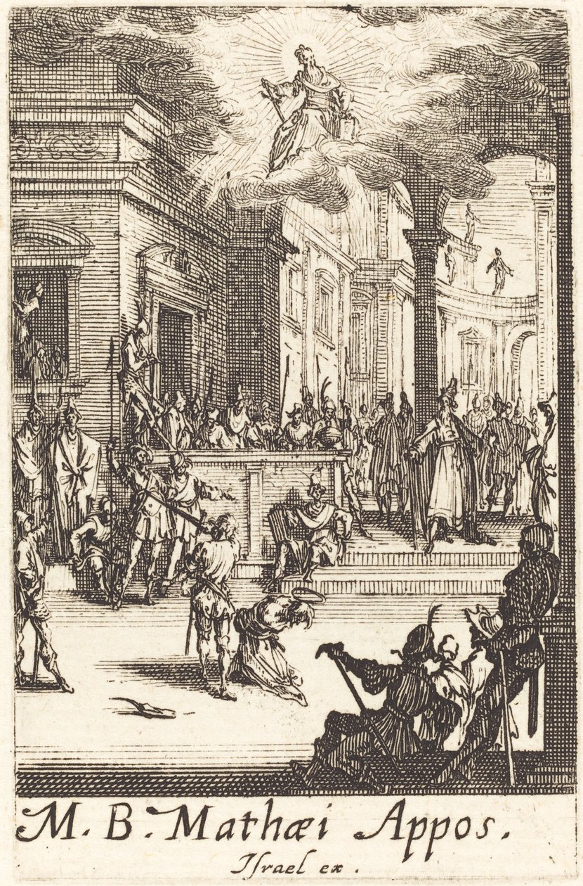 Le martyre de Saint Matthieu - Jacques Callot