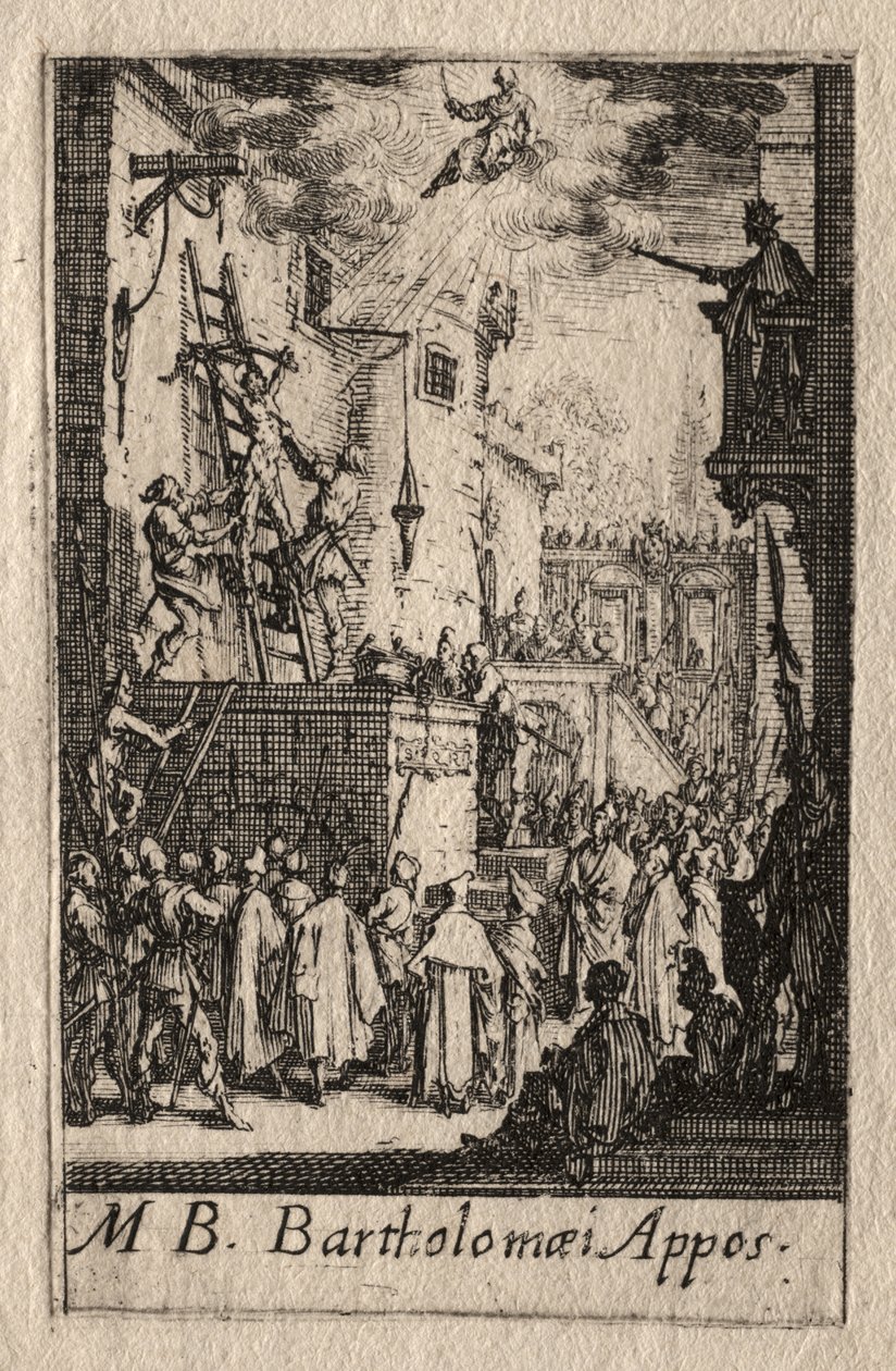 Le martyre des apôtres : saint Barthélemy - Jacques Callot