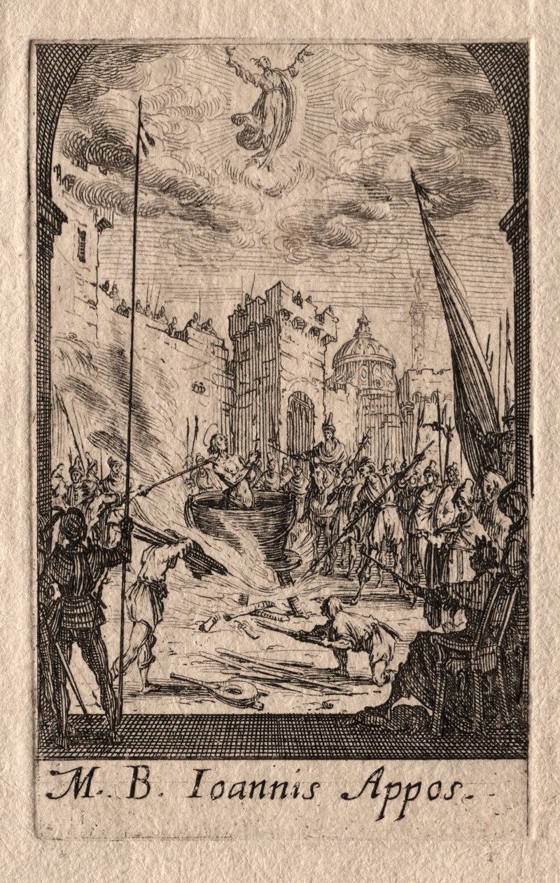 Le martyre des apôtres : Saint Jean l