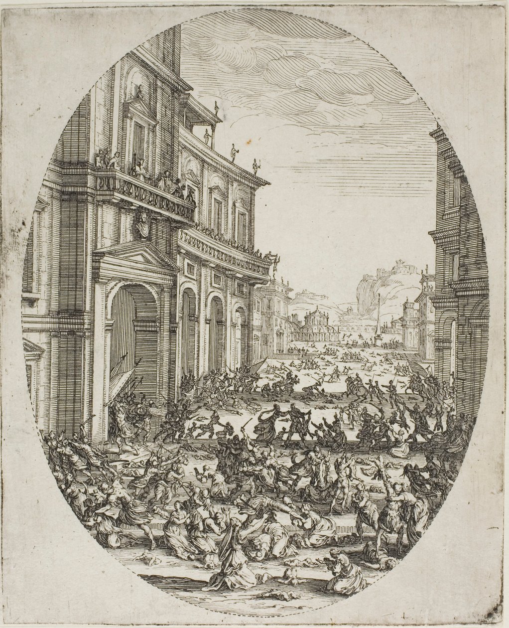 Le Massacre des Innocents (Deuxième planche) - Jacques Callot